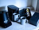 【緑翠スイート】カプセル式コーヒーマシン、地元産のお茶など各種お飲み物をご用意しております