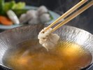 【7月〜9月ハーフバイキング】夏の味覚「鱧鍋」はふわふわの食感と上品な旨味をお楽しみください