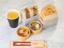 朝食(朝食BOXラッピング一例)