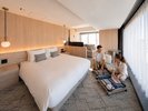 コーナーダブル【ベッド幅180cm/ソファベッド175cm】