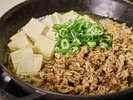 朝食ビュッフェ|出汁が染みた旨味あふれる肉豆腐でご飯が進みます。