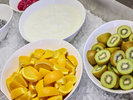 朝食ビュッフェ|ビタミンたっぷり、みずみずしい季節のカットフルーツ。