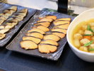 ■朝食バイキング 焼き魚や季節の煮物