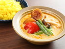 ■朝食バイキング 白いスープカレー盛り付け例