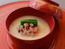 季節会席【冬】吸い物の一例 粕汁仕立て