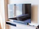 〇●4K50型液晶テレビ(全室)〇● ミラーリング視聴も可能です