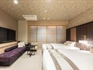 【ミュッセツイン(23u)】 バスとトイレセパレート・洗い場付き(※一部の客室に障子を設置)