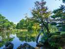 『兼六園』ホテルから車でおよそ7分。