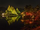 兼六園ライトアップ ホテルから車でおよそ7分。