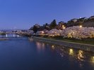 犀川 ホテルから徒歩でおよそ8分。