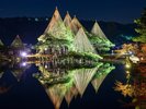 兼六園ライトアップ ホテルから車でおよそ7分。