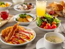 朝食ビュッフェ ご自身で作れるハントンライス