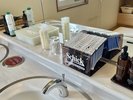 大浴場にもアメニティ各種取り揃えております