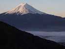 天下茶屋からの富士山。当館からくるまで30分