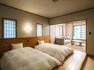 《本館》露天風呂付き和洋室Bタイプ(涼)