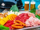 【BBQ】プールサイドでBBQを楽しめる
