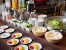 朝食ビュッフェ