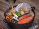 しゃぶしゃぶ北海道コース・石狩鍋(イメージ)
