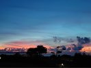 幻想的なグラデーションの空