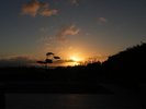 旅の思い出に残る夕日