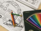 お子様が夢中になれるぬりえ