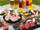 牛豚鶏の3種のブランド肉がメイン