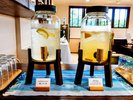 汗で流れた塩分をデトックスウォーターで補充
