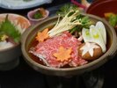 飛騨牛すき焼き★焼き加減はお好みで!