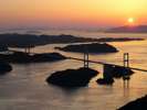 村上海賊が活躍したしまなみ海道(亀老山展望台からの眺望)