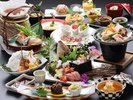 ◆2025年 特選会席|瀬戸内鮮魚の姿造里、鮑料理、和牛ステーキなどワンランク上の特撰会席プラン