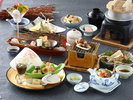 【期間限定・松茸炭火炙り焼会席】「松茸の土瓶蒸し」「松茸の炭火炙り焼」+「松茸御飯の釜めし」
