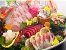 【お刺身盛り合わせ】夕食をちょっと豪華に♪湯河原の海の幸をお皿盛で♪