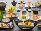 2025年5月6月《お献立の一例》旬の食材を活かした和洋折衷創作会席膳をご用意致しました♪