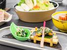 2025年11月12月《お献立一例》焼物:鱈根深焼き、蓮草蟹浸し♪