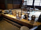 【平家の里】木杓子つくりの道具などが展示された、調度営みどころの「民芸品加工所」