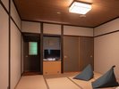 【小上がりベッド付和室(8〜10畳)】 小上がりベッド付きで快適。