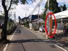 秋保温泉郵便局とばんじ家さんを過ぎたところ