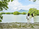 【大沼国定公園】駒ヶ岳の噴火によってできた大沼・小沼・蓴菜沼が広がる国定公園です。