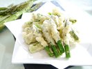 【夕食ビュッフェ 春イメージ】アスパラの天ぷら5月中旬〜6月は名物アスパラがビュッフェに登場!