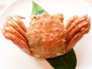 【夕食グレードアップ】オホーツク産毛蟹(400g) ※2名様につき1杯