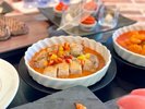 【夕食ビュッフェ 秋イメージ】チキンと野菜のキャロットソース