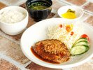 【ランチ】美瑛豚100%ハンバーグステーキ定食