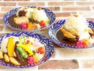 【ランチ】美瑛ポークカレー・美瑛豚カツカレー・野菜カレー