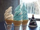 【夕食ビュッフェ イメージ】青い池風ソフトクリーム