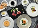 箸も使って楽しめる、地元の食材などを中心に使用したこぶし雫コースイメージ(2026年・夏)