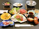 秋田錦牛のしゃぶしゃぶや陶板焼き、握り寿司を楽しめる和食膳「うしざんまい」
