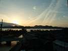 屋上からの夕焼け
