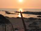 日本海に沈む夕日