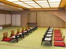 和の設えが心地よい中宴会場「大湯沼」。ご宴会やご会食など、多彩なシーンにご利用いただけます。