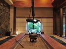 姉妹旅館「円かの杜」の囲炉裏